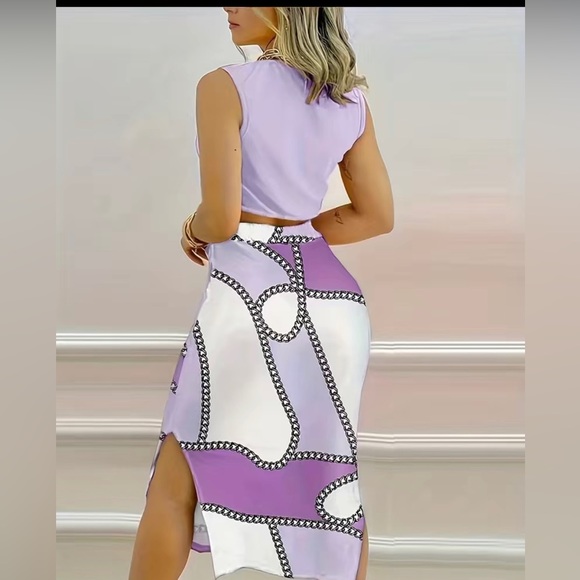 NWT Two piece lilac skirt set ☂️ - Picture 2 of 3